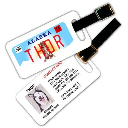 alaska luggage tag