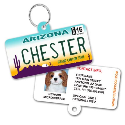 arizona license plate id tag