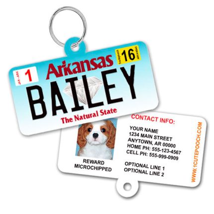 arkansas license plate id tag