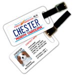 north carolina luggage tag