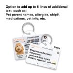 Indiana Driver License ID Tag back