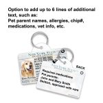 New York Driver License ID Tag back.