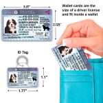 Ontario Driver License ID Tag and Wallet Card sizes