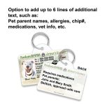 Saskatchewan Driver License ID Tag back