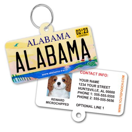 alabama license plate id tag