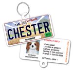 ohio license plate pet id tag