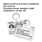 Wisconsin2 Driver License ID Tag back