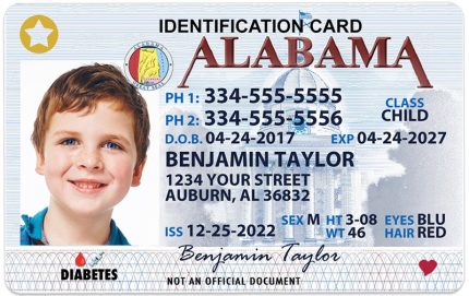 alabama kid driver license wb