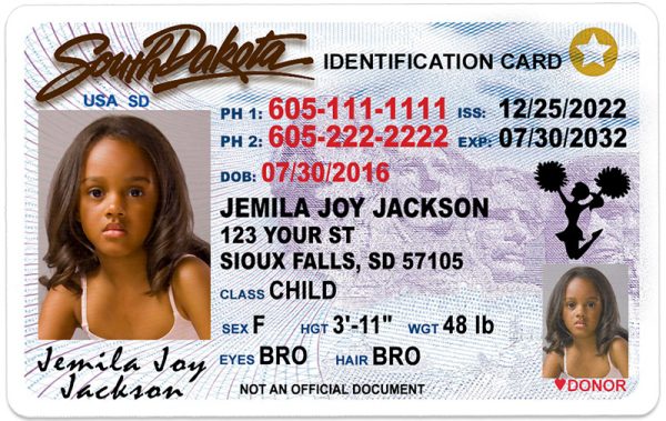 south dakota kid driver license bg 2