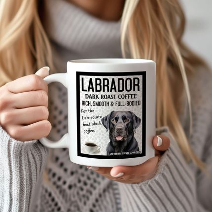 black lab cofee 11ozmug
