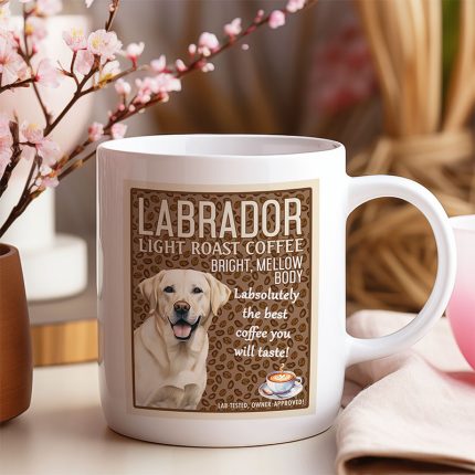 yellow lab coffee 11ozmug