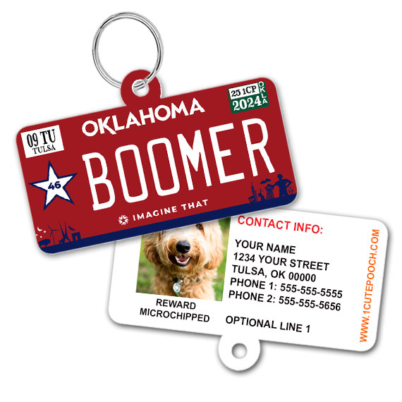 oklahoma license plate id tag oklahoma license plate id tag