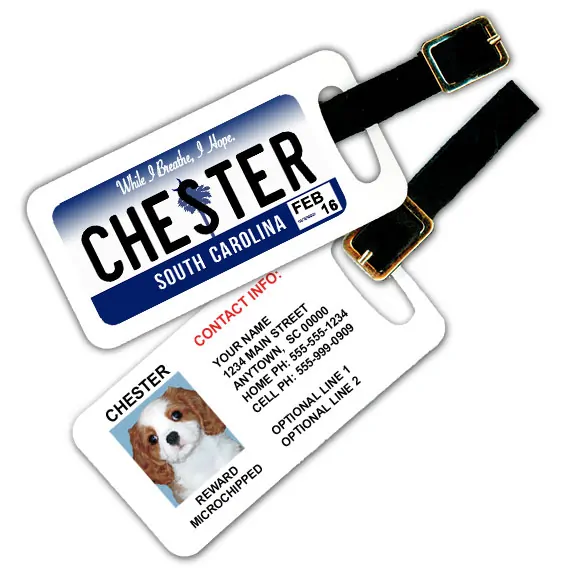 south carolina luggage tag