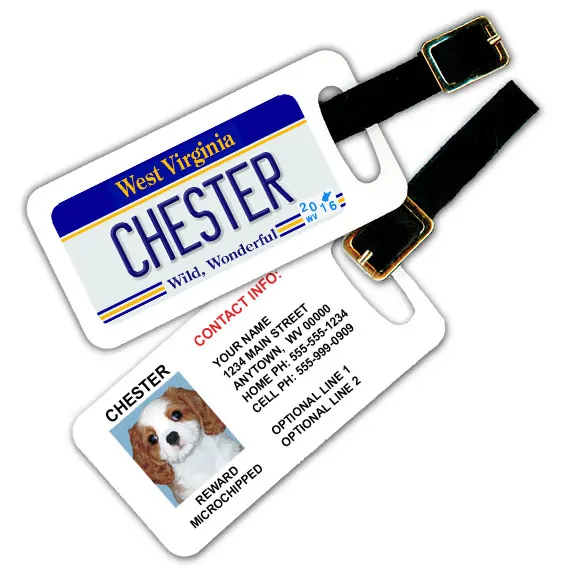 west virginia luggage tag
