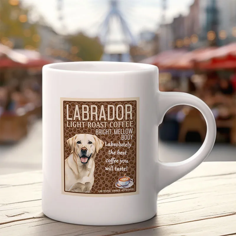 yellow lab coffee 15ozmug